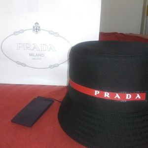 Prada Men's Technical Bucket Cap